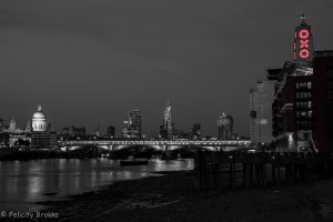 Image of Southbank, London at night